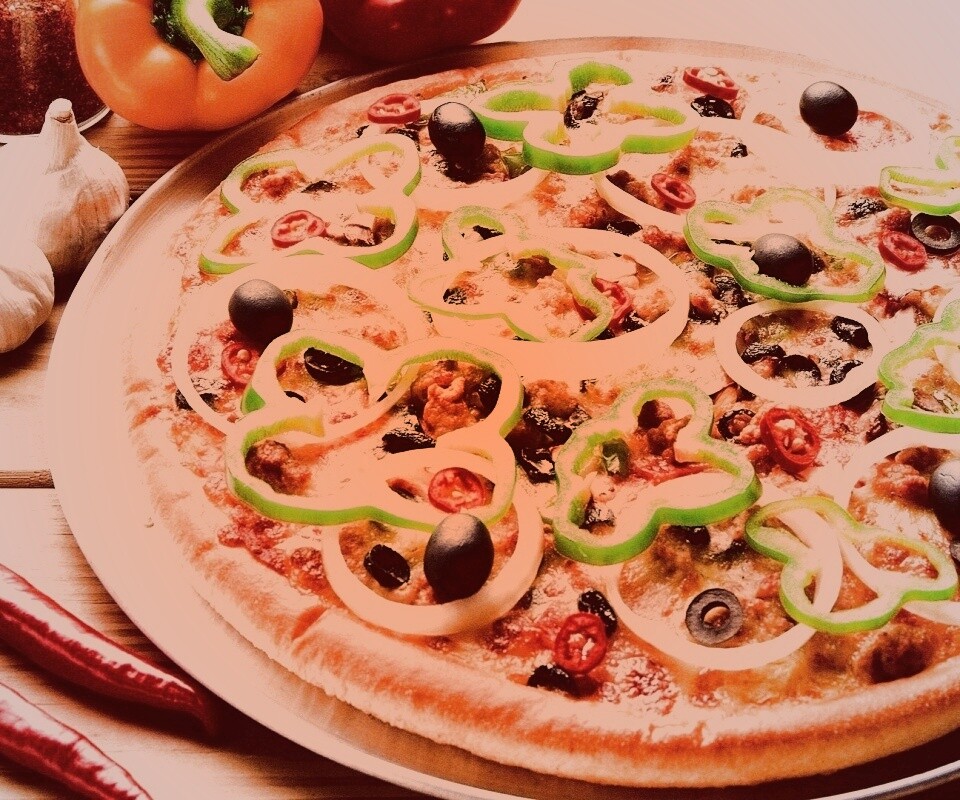 Пицца с паприкой обои