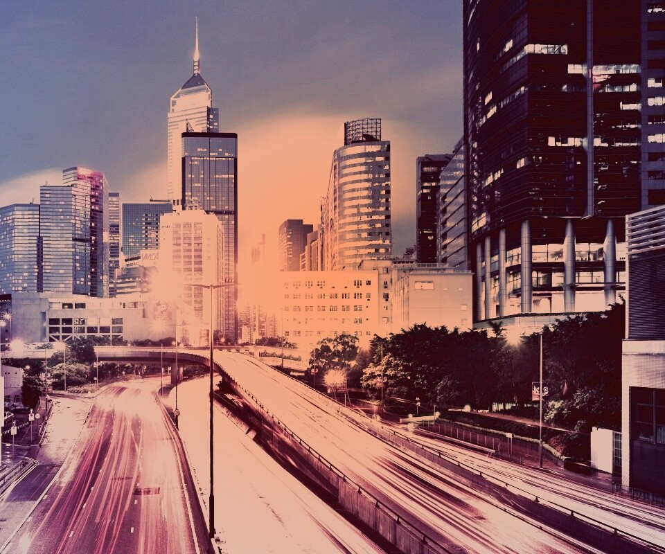 Огни Гонконга обои