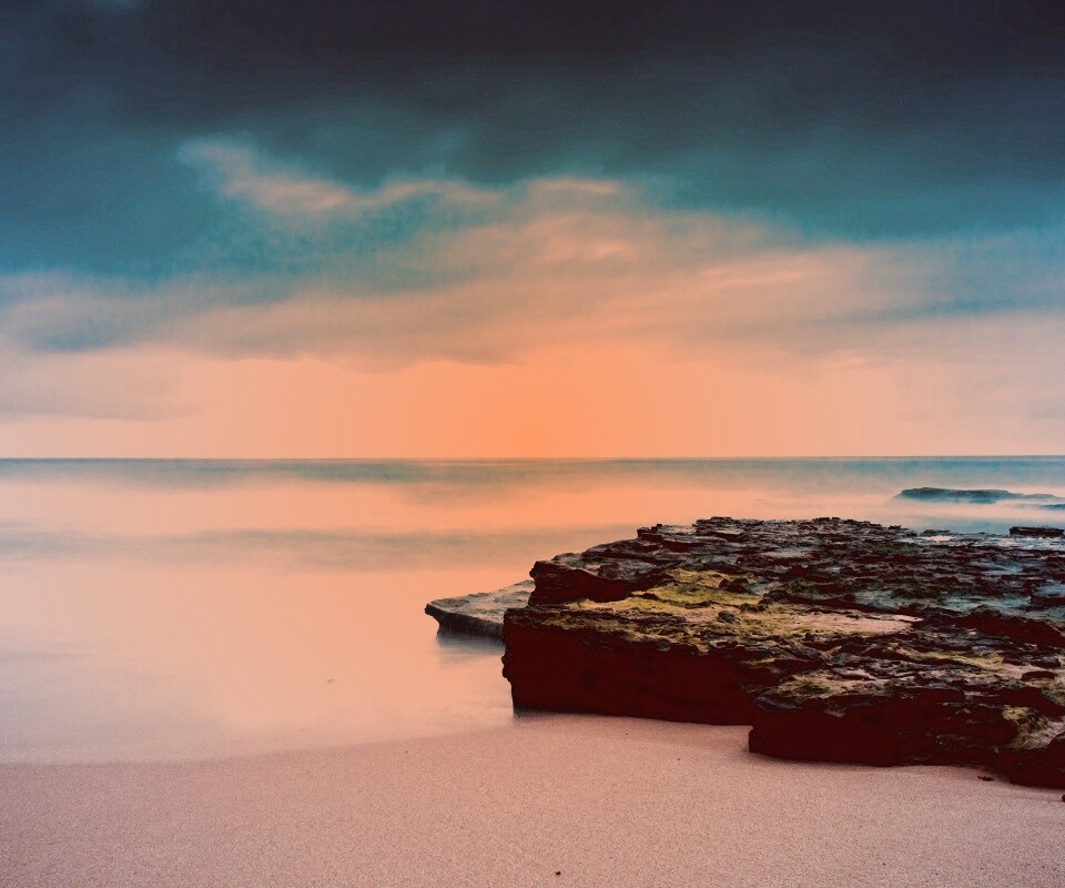 На берегу обои