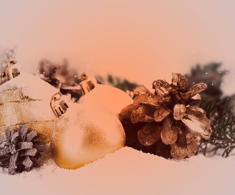 Новогодний натюрморт обои