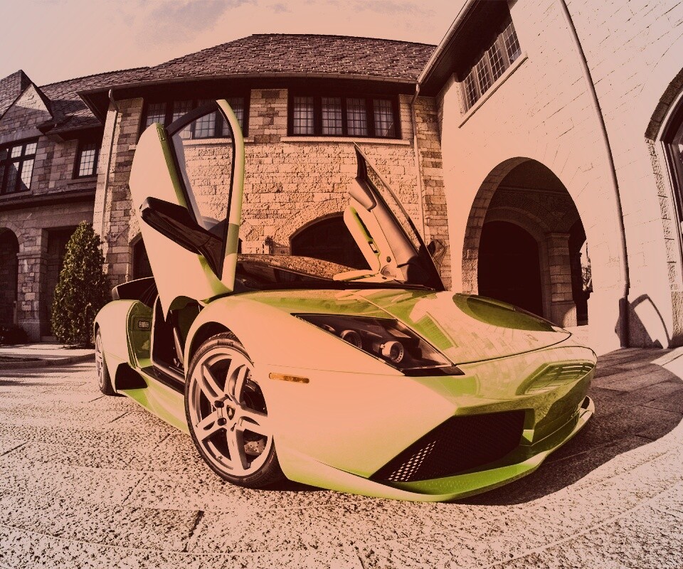 Зеленая ламба обои