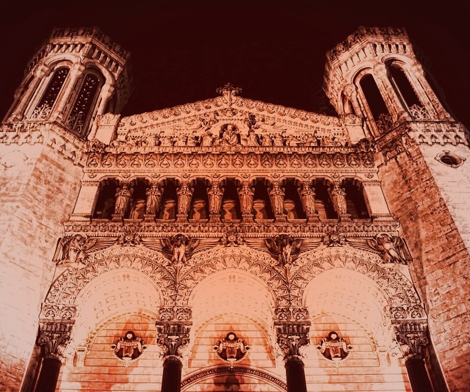 Базилика Нотр-Дам-де-Фурвьер обои