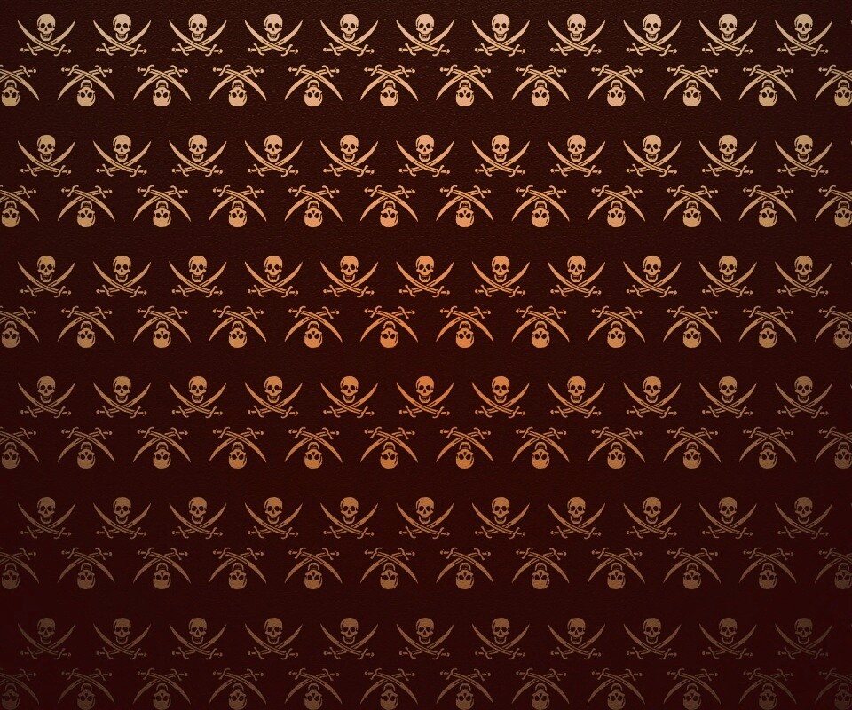 Череп и кости, пиратская тематика обои
