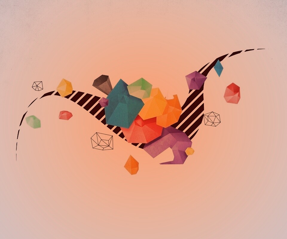 Полет абстрактной фантазии обои