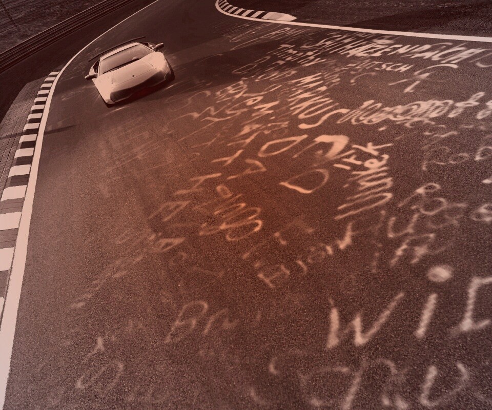 Lamborghini на треке в Grand Turismo 5 обои