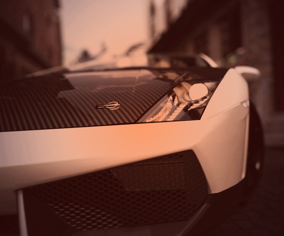 Lamborghini с карбоновым багажником обои