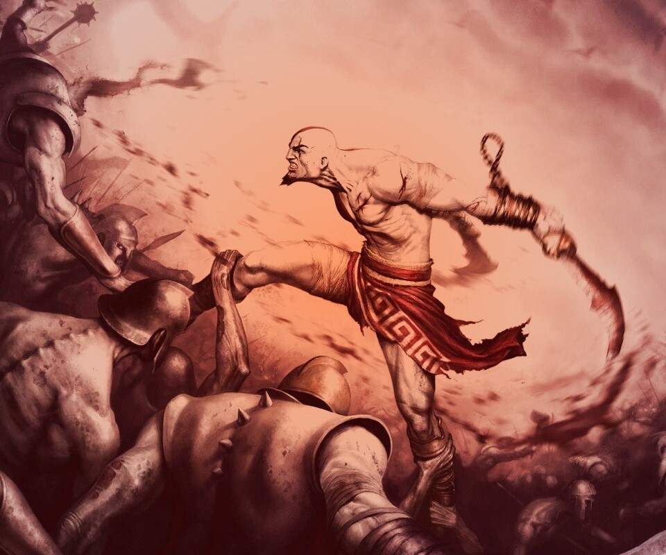 Бог войны обои