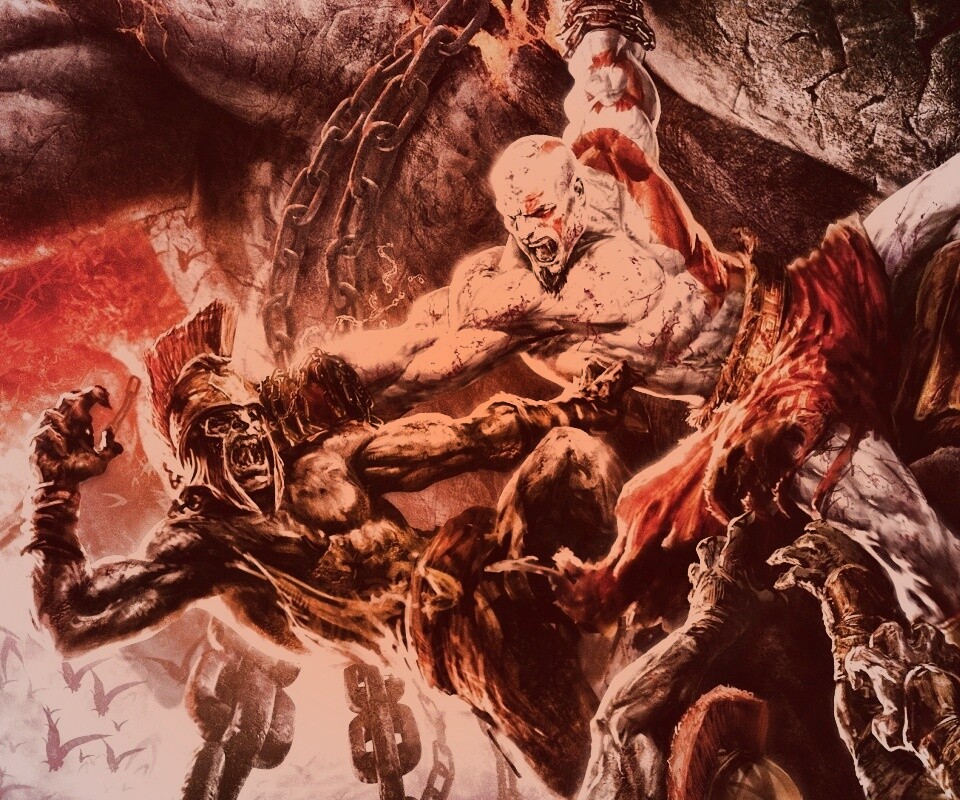 Бог войны обои