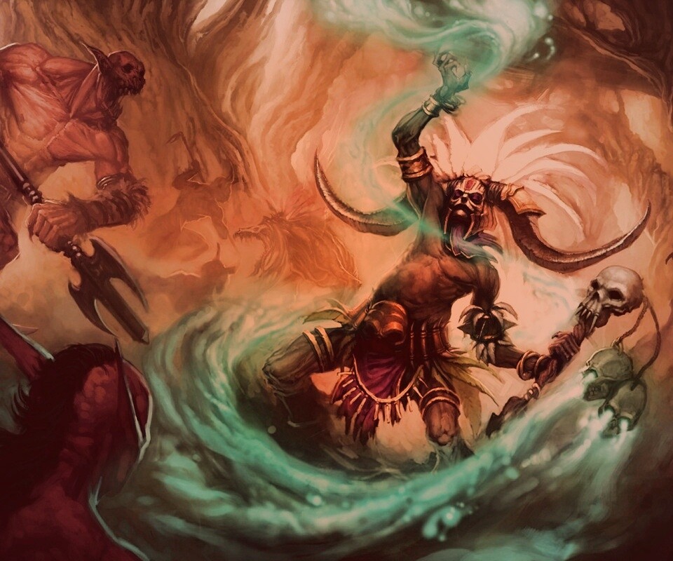 Шаман из Diablo 3 обои