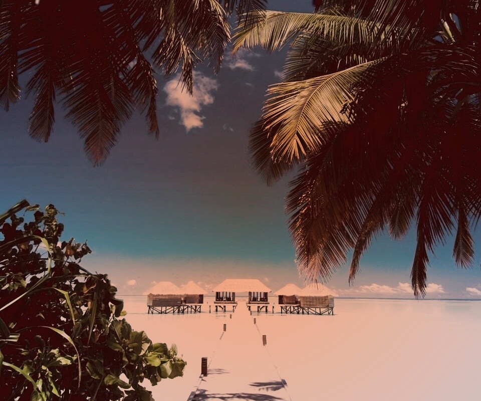 Солнечные мальдивы обои