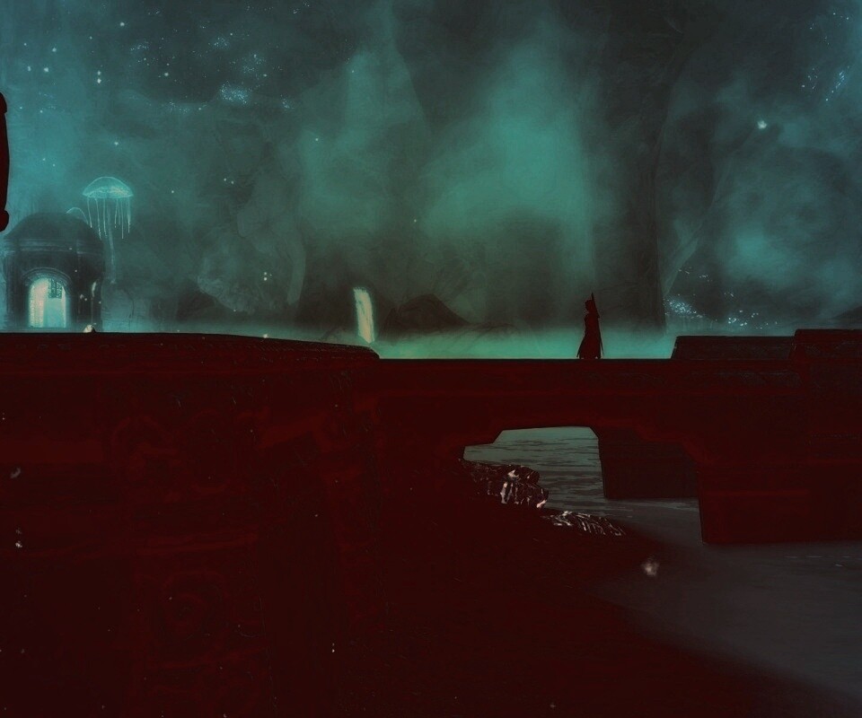 Светящийся путь обои