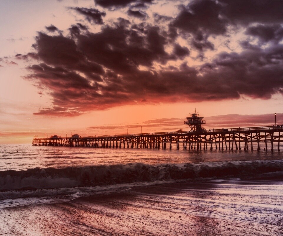 Морской прилив обои