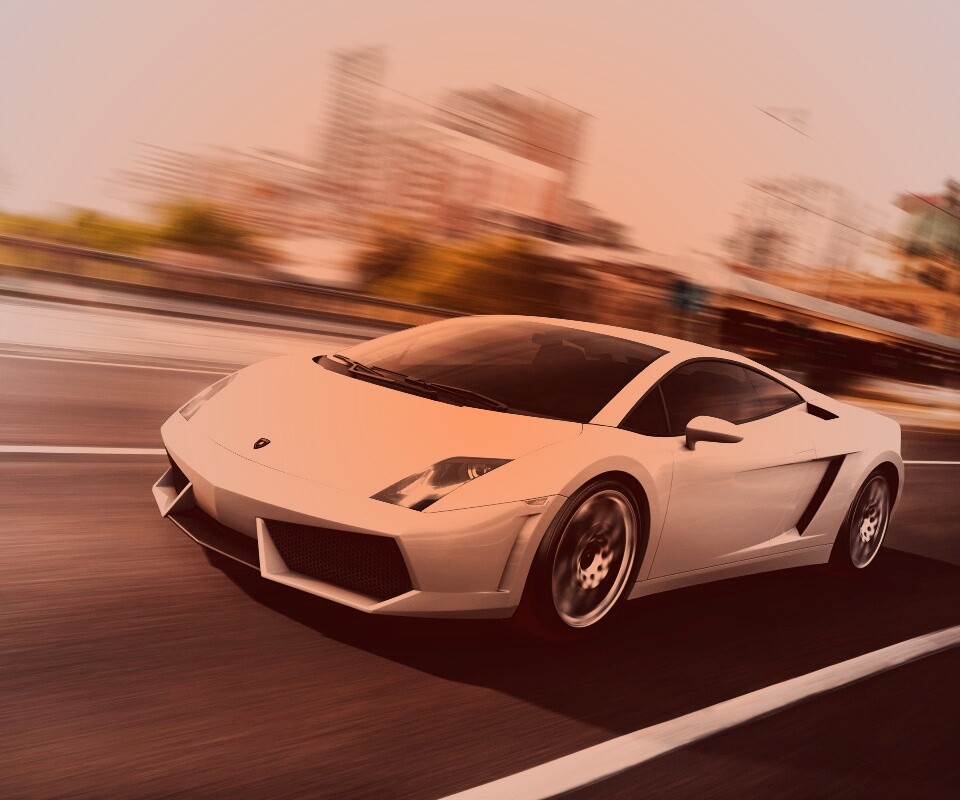 Серый Ламборджини обои