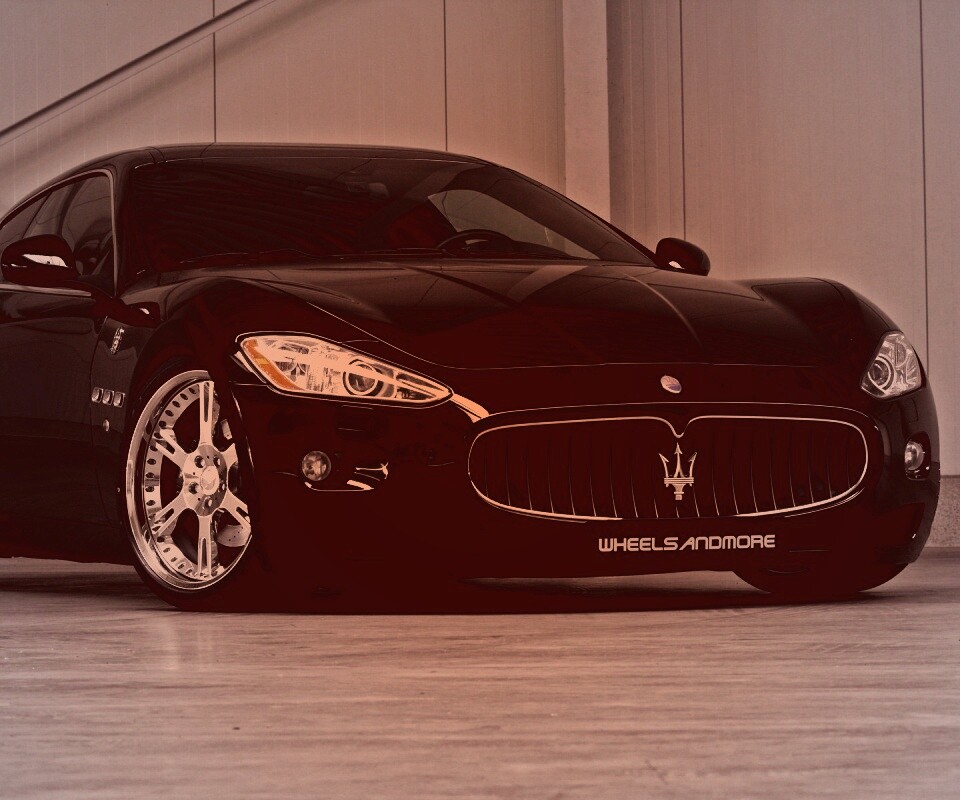 Черная мазерати Gran Turismo обои