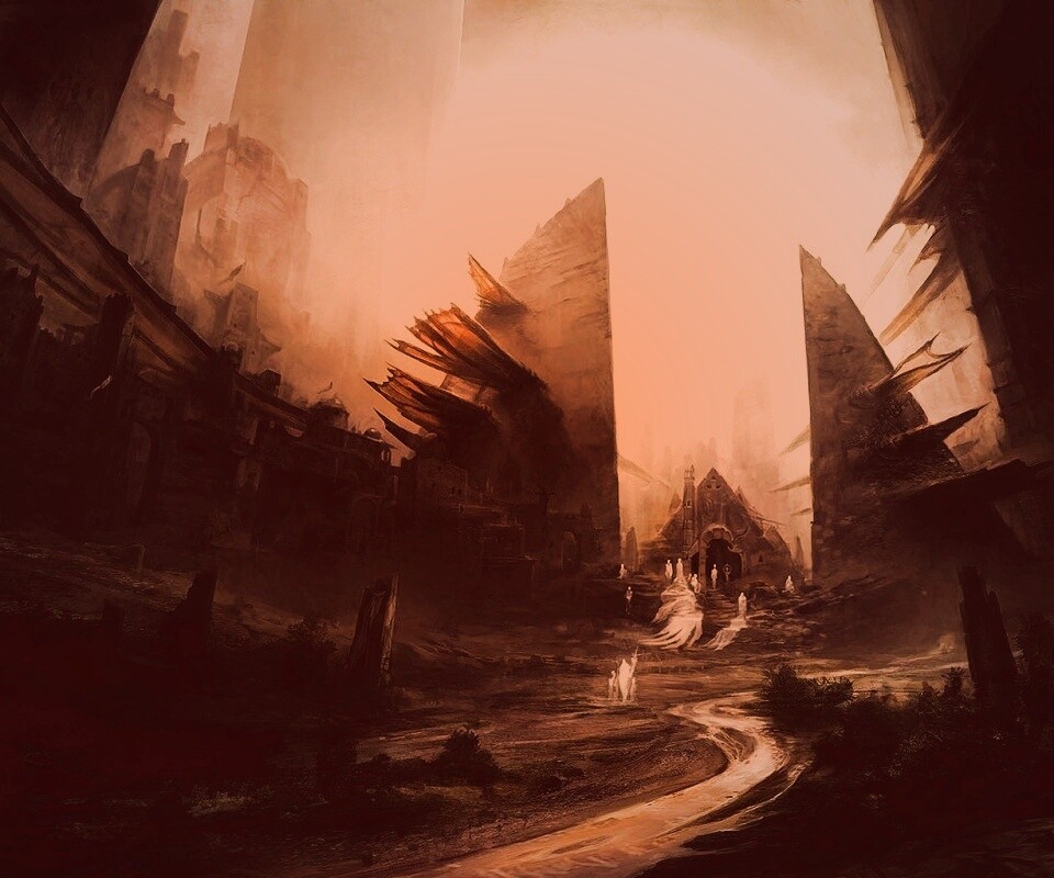 Затерянный город обои