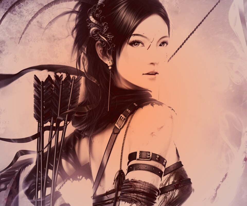 Лучница обои