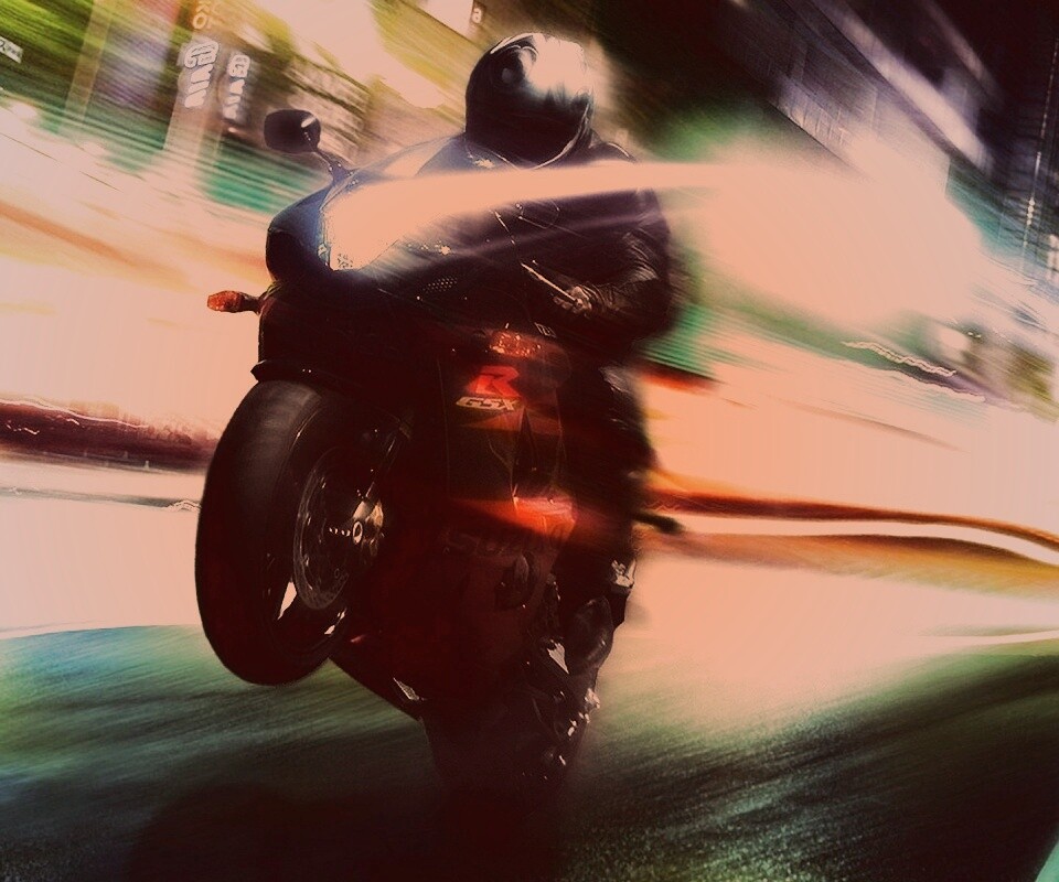 Сокрость на мотоцикле обои
