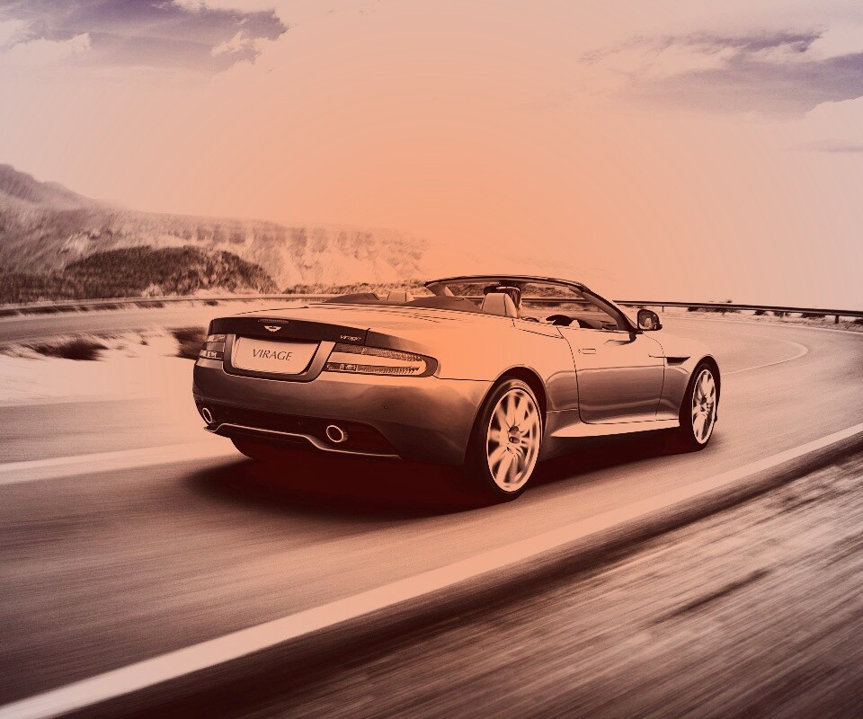 Астон кабриолет обои