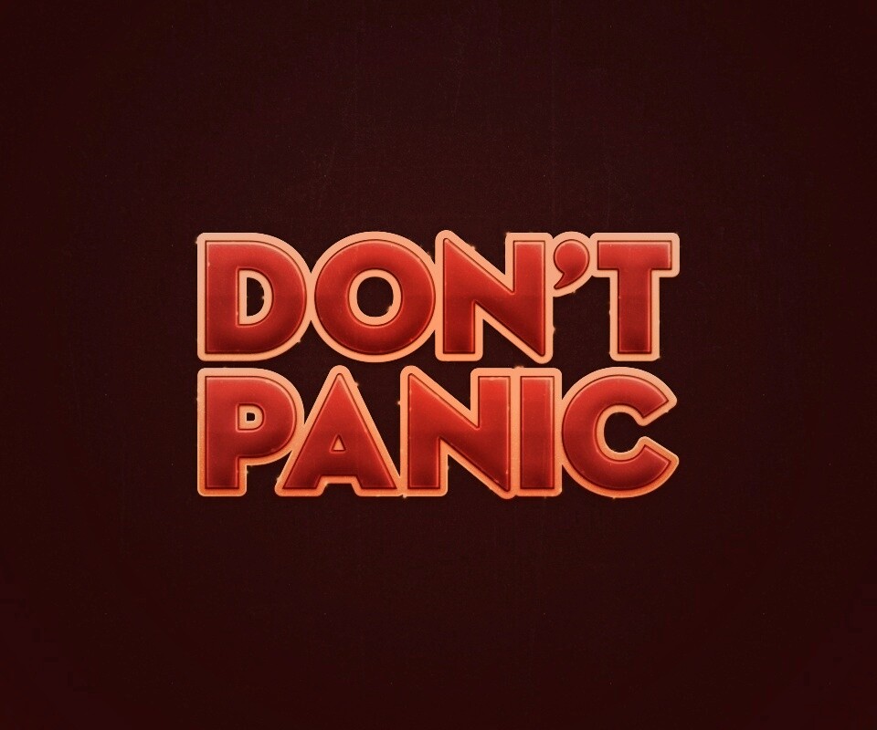 Не паникуй обои