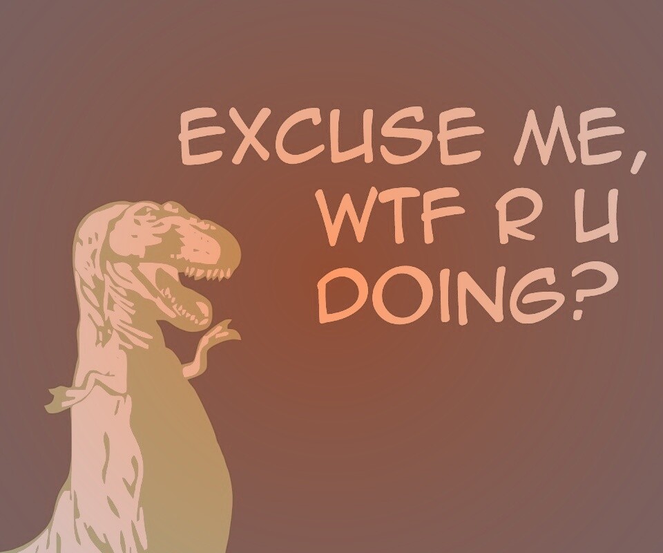 Excuse me, wtf are you doing? обои