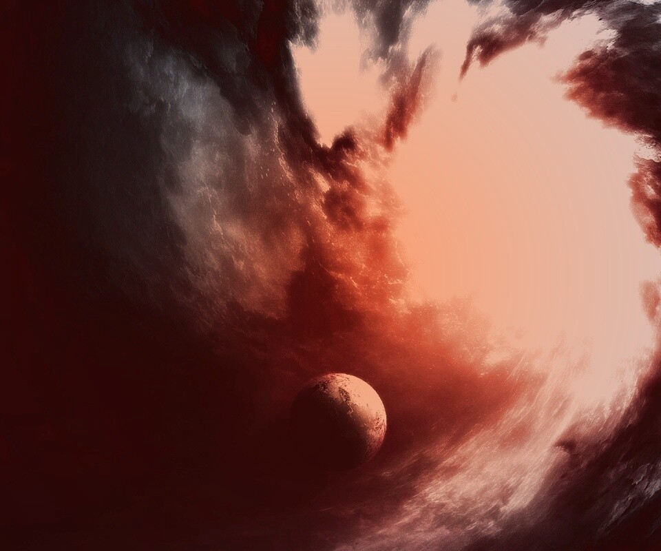 Космический вихрь обои