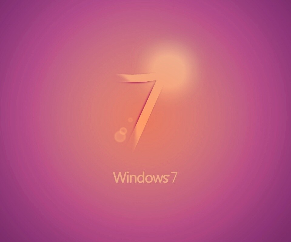Сиреневый фон Windows 7 обои