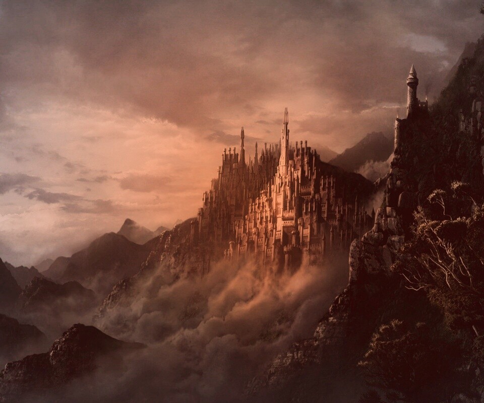 Сказочный город обои