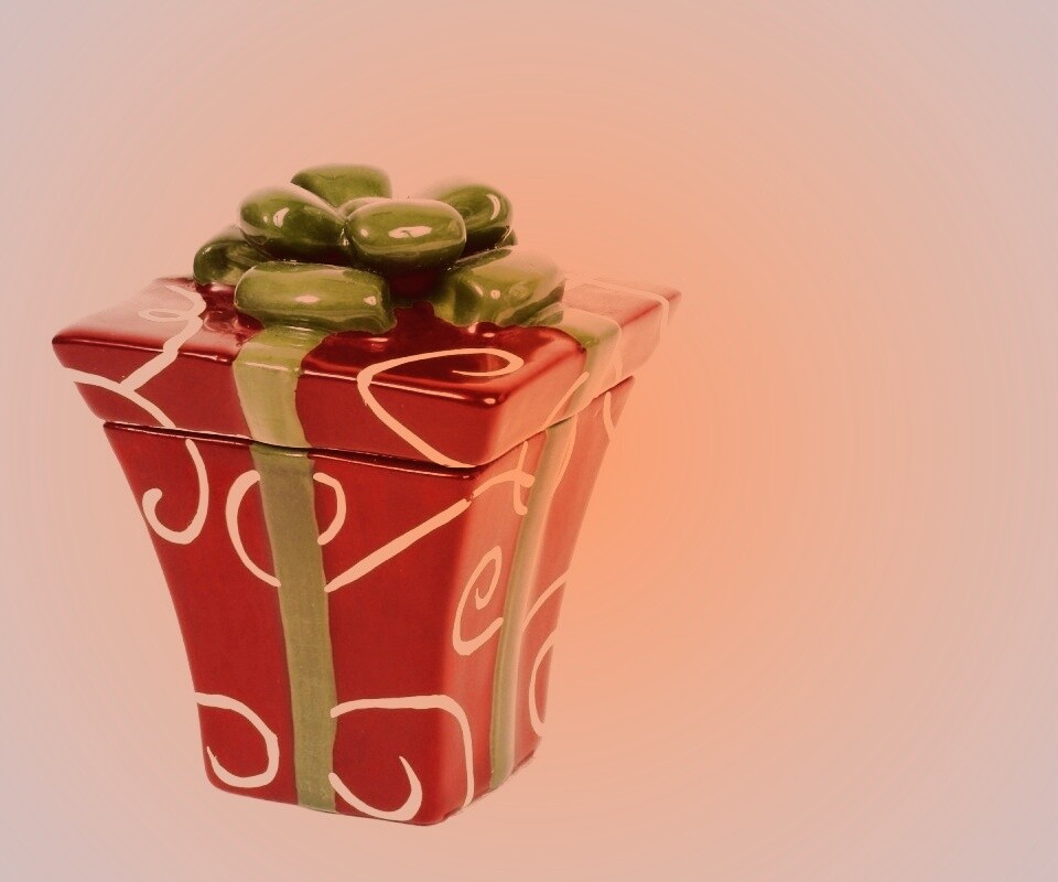 Картинка — подарок на Новый год обои