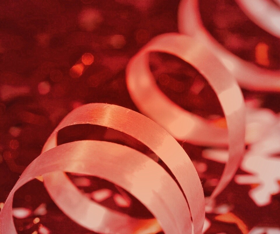 Праздничные ленты обои