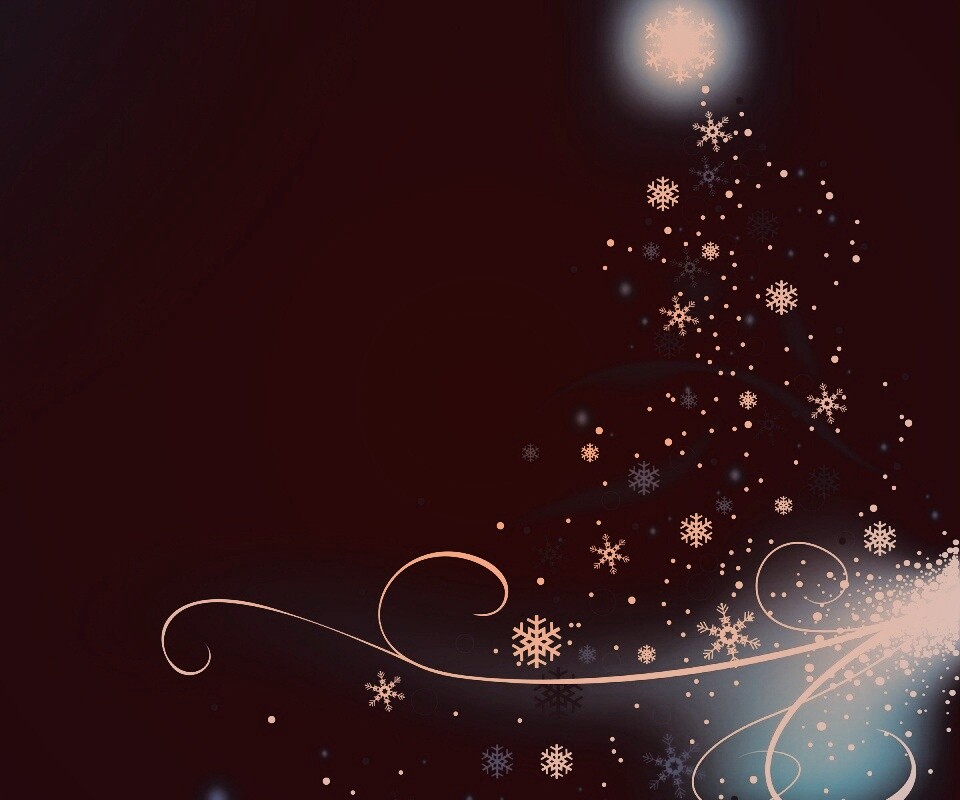 Волшебная елка обои