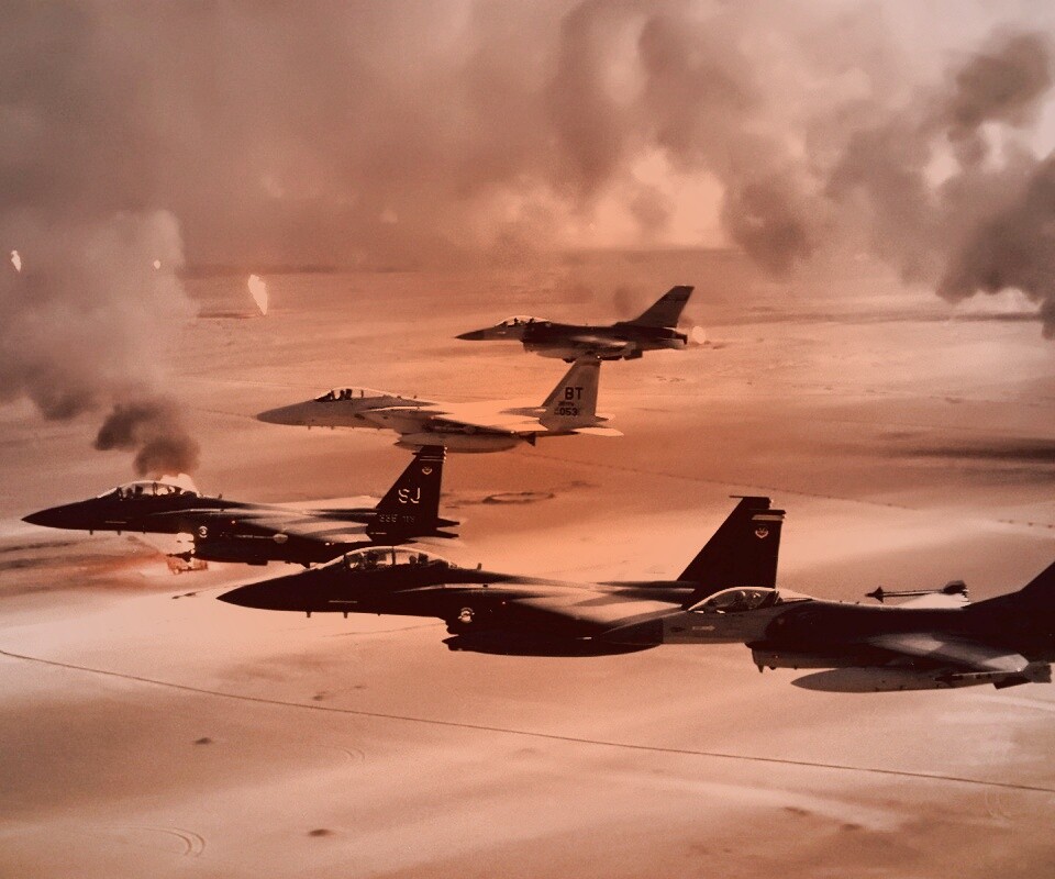 Пустынный шторм обои