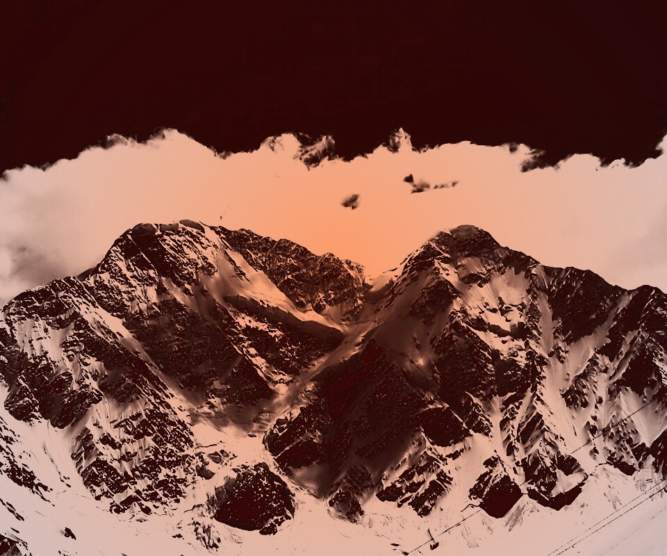 Снежные горы обои