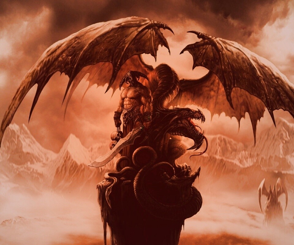 Варвар и дракон обои