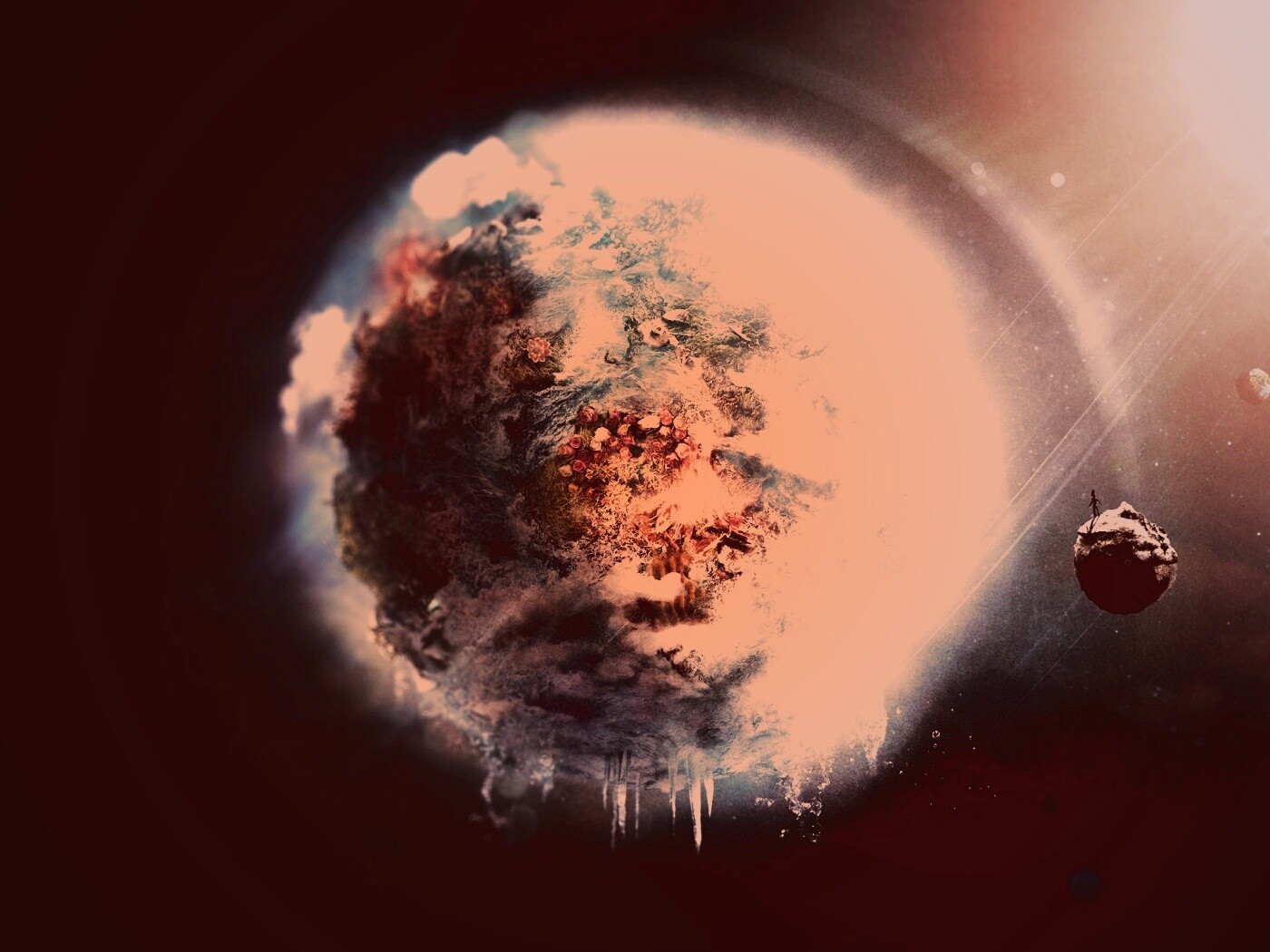 Обледеневшая земля обои