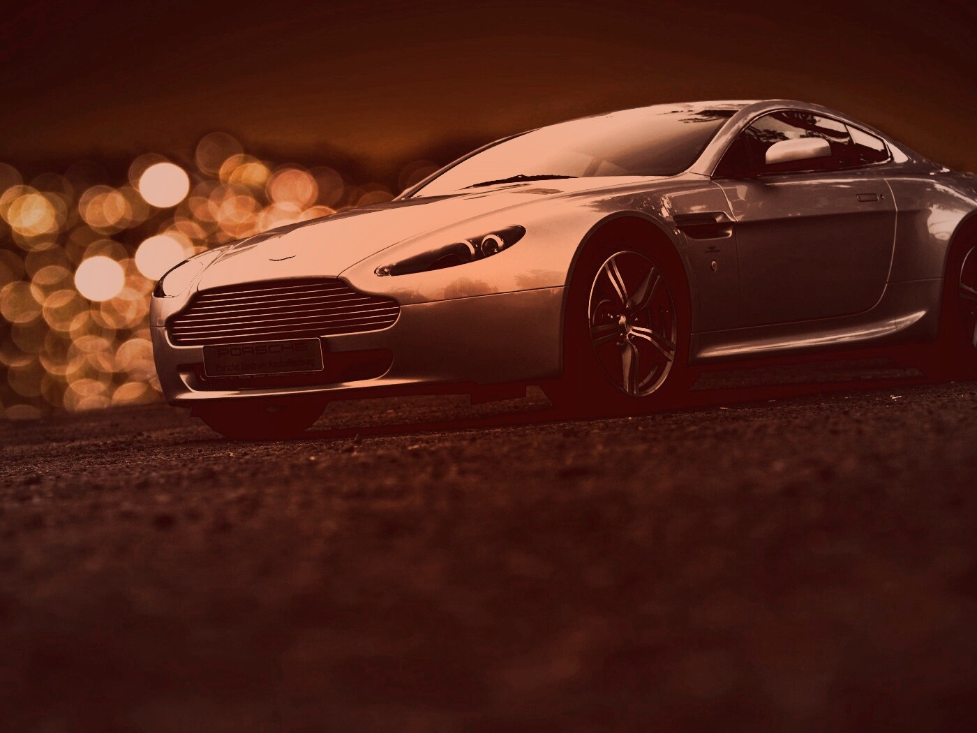 Серебряная машина обои