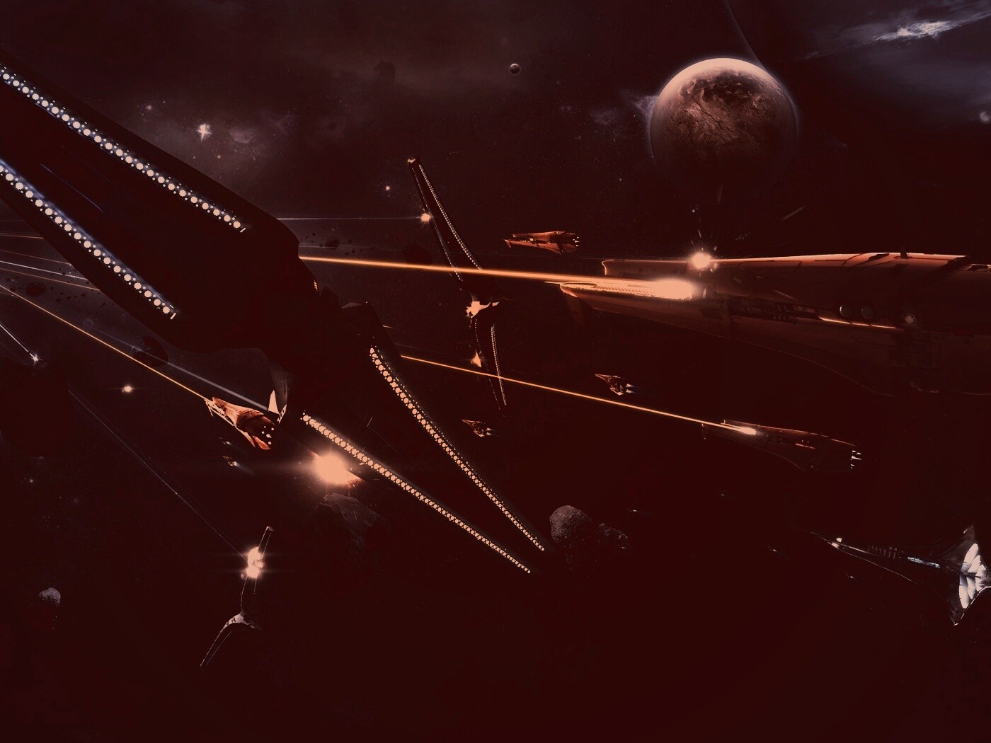 Космическая баталия обои