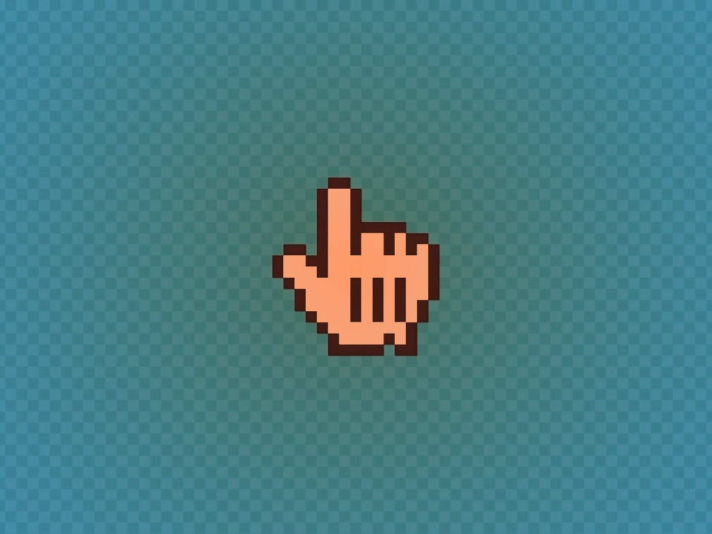 Курсор на синем фоне обои