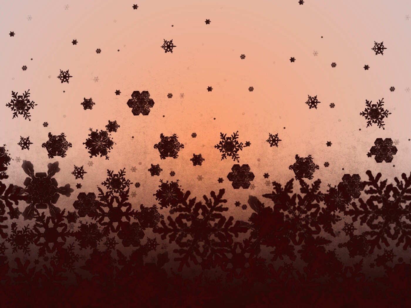 Черный снег обои