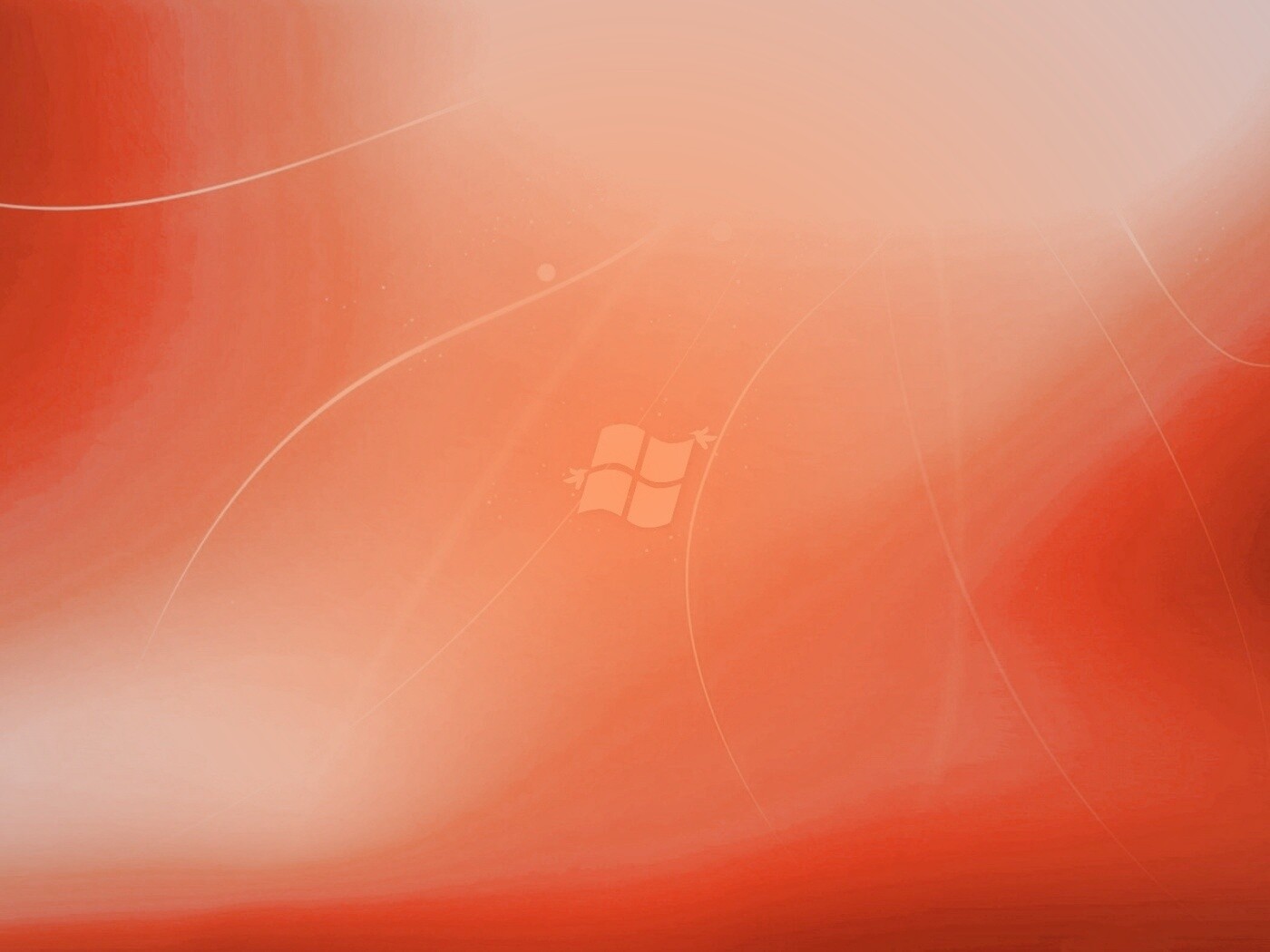 Оранжевый логотип Windows обои