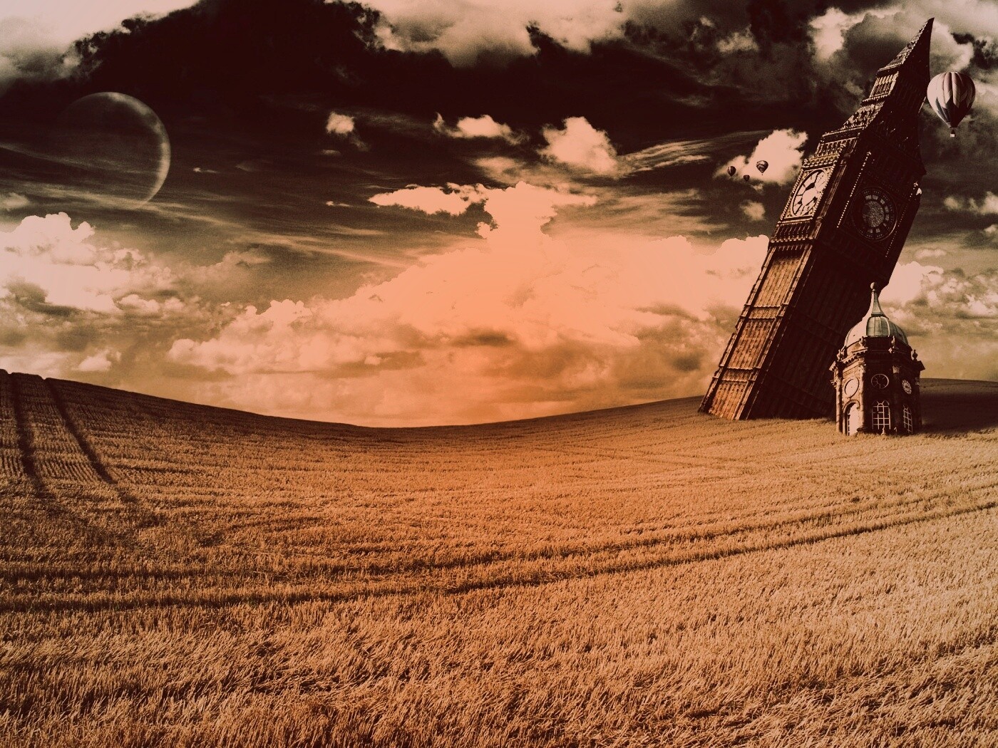 Лондон через тысячи лет обои