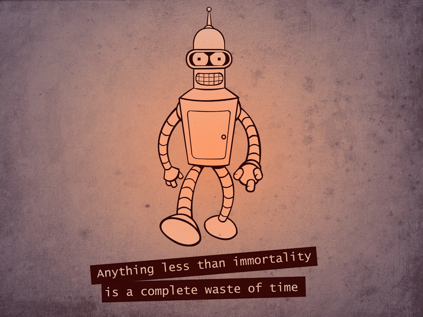 Бендер о смысле жизни обои