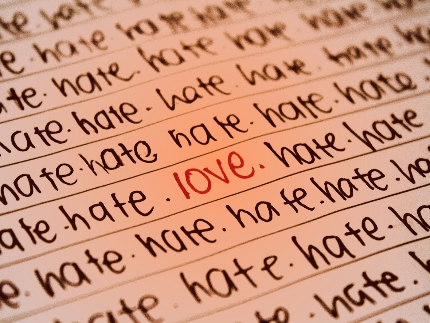 Любовь среди ненависти обои