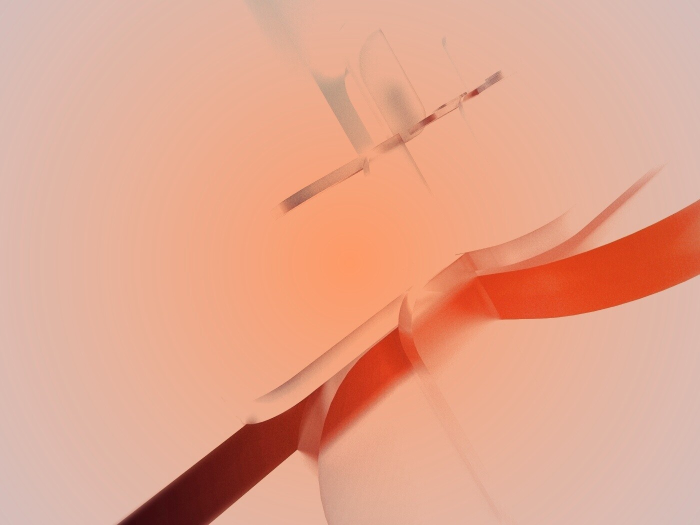 Абстракция из полупрозрачных фигур обои