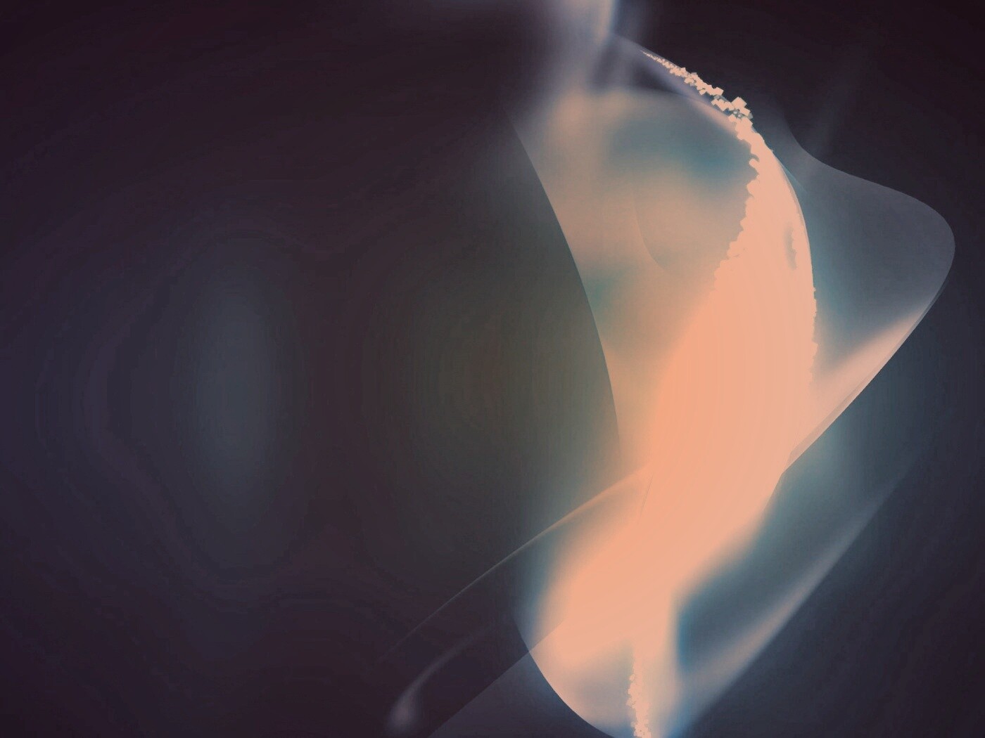 Светящаяся вертикальная волна обои