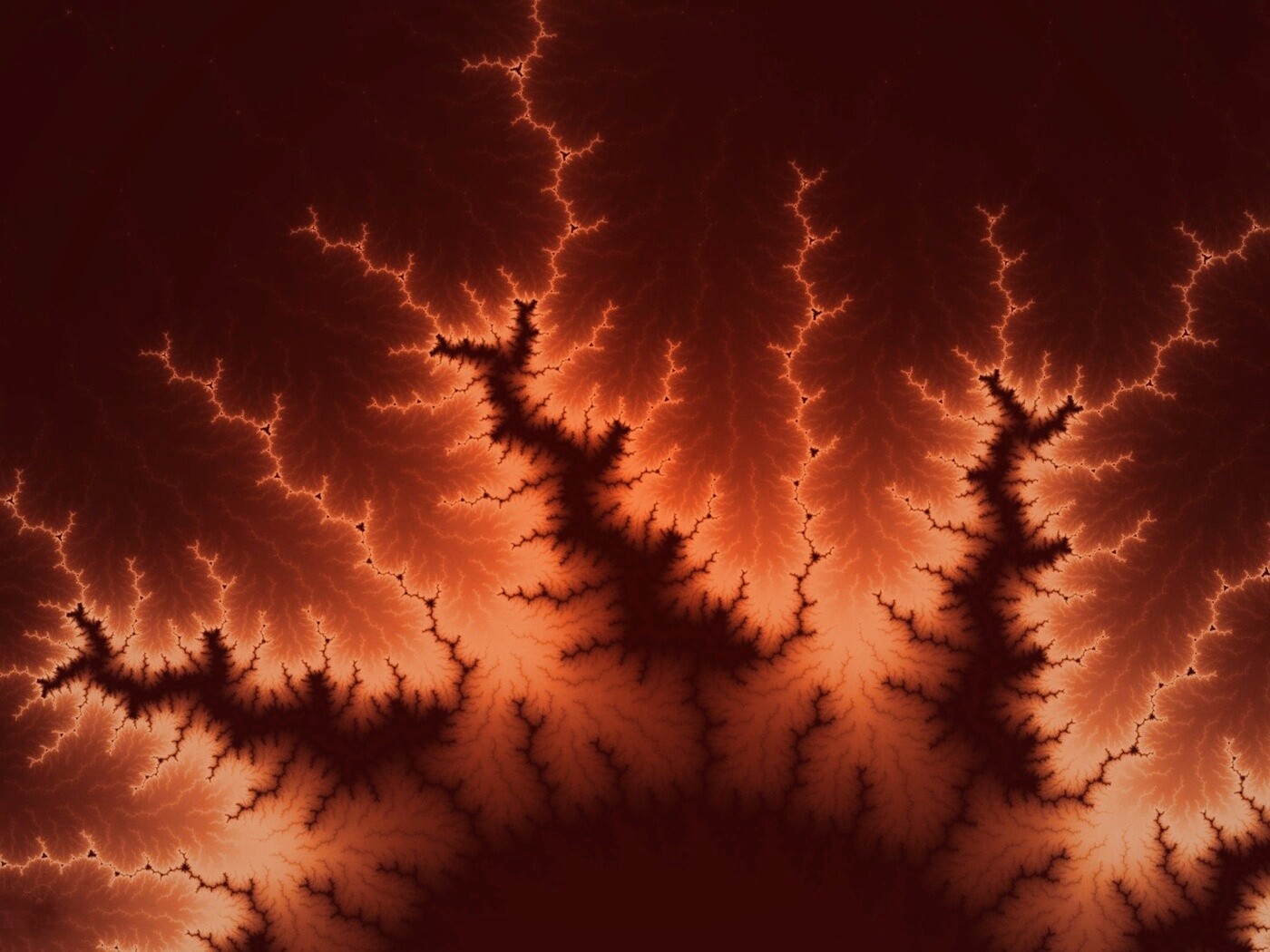 Огненные молнии обои