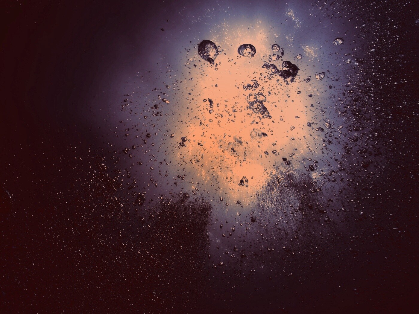 Всплывающие пузыри обои