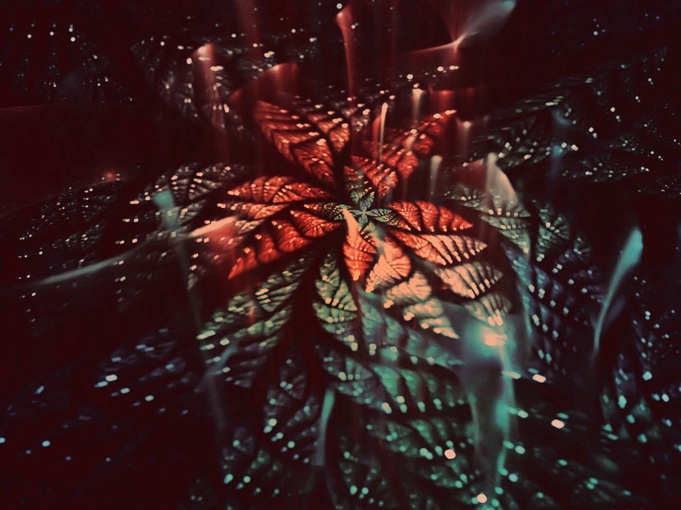 Мерцающий калейдоскоп обои