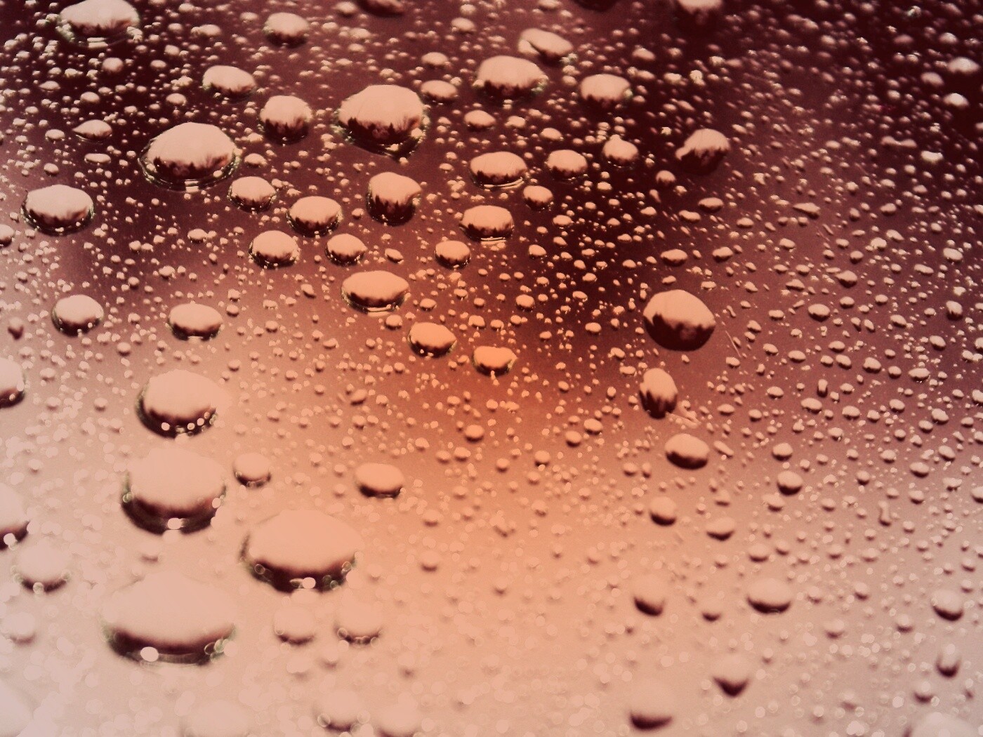 Капли воды на поверхности стекла обои