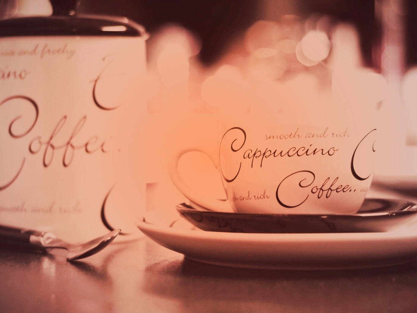 Чашечка капучино обои