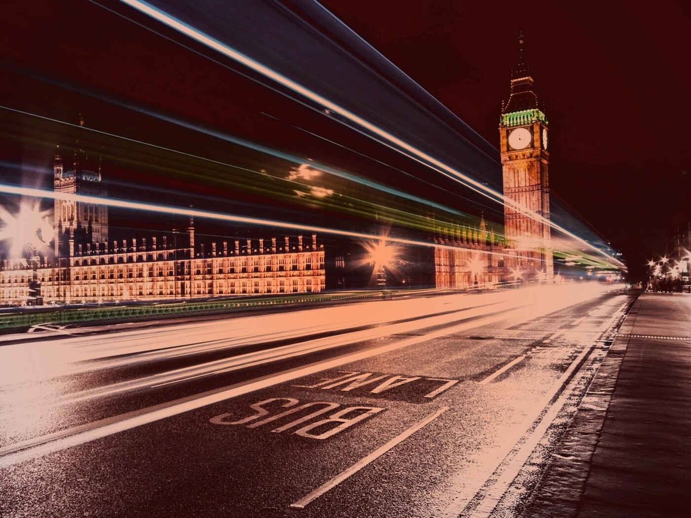 Ночной лондон обои